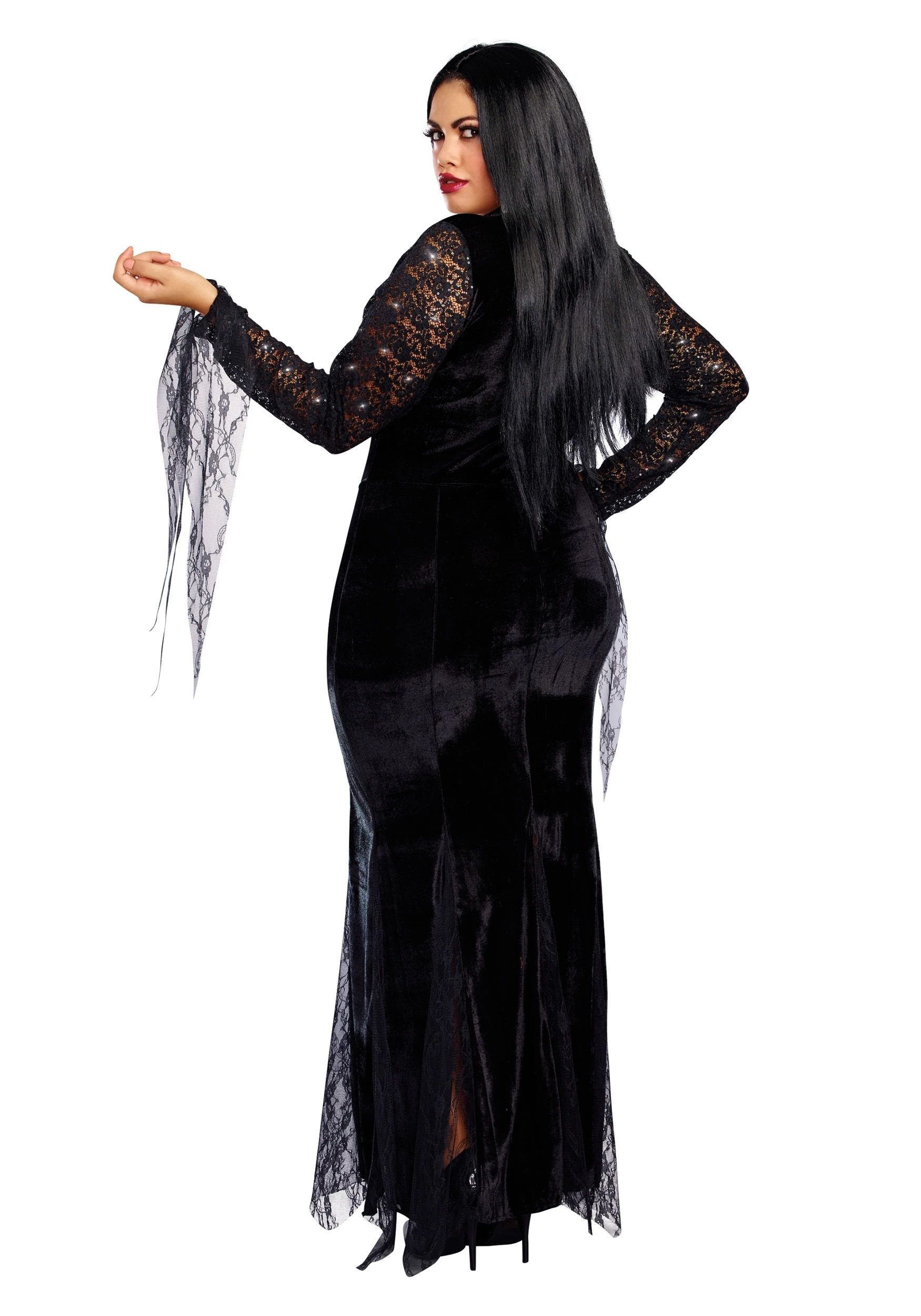 Dreamgirl Women's Mortuary Mama Plus Size Costume 4 Dreamgirl Women's Mortuary Mama Plus Size Costume - Image 2