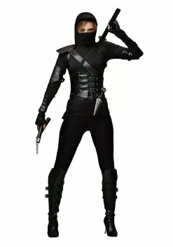 Fun Costumes Ninja Assassin Costume For Women -Disguise Store womens ninja assassin alt 4