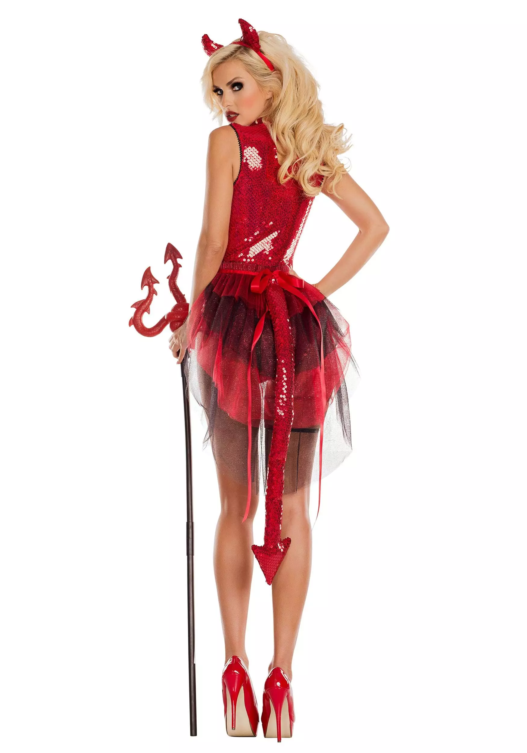 Party King Pentagram Devil Costume For Women 4 Party King Pentagram Devil Costume For Women - Image 2