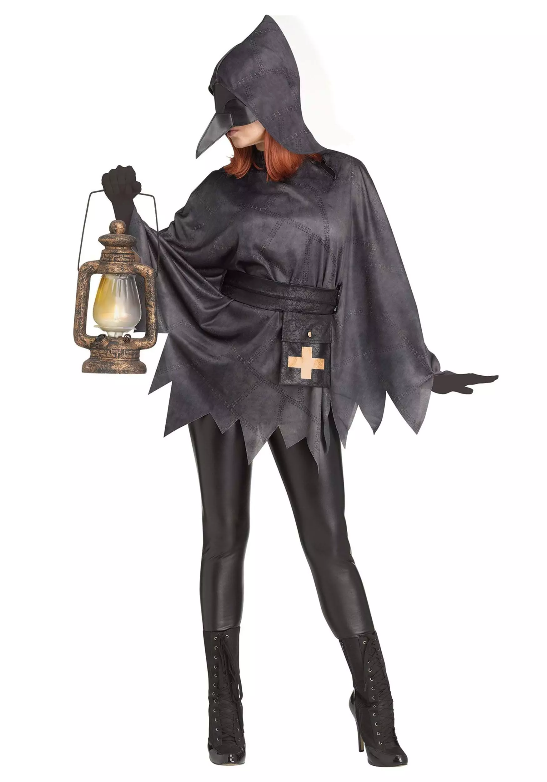 Fun World Plague Doctor Women's Poncho Costumes 3 Fun World Plague Doctor Women's Poncho Costumes