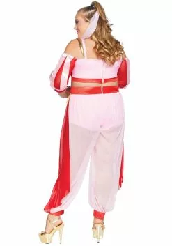 LEG AVENUE Women's Plus Size Dreamy Genie Costume 8 LEG AVENUE Women's Plus Size Dreamy Genie Costume -Disguise Store womens plus dreamy genie costume alt 2