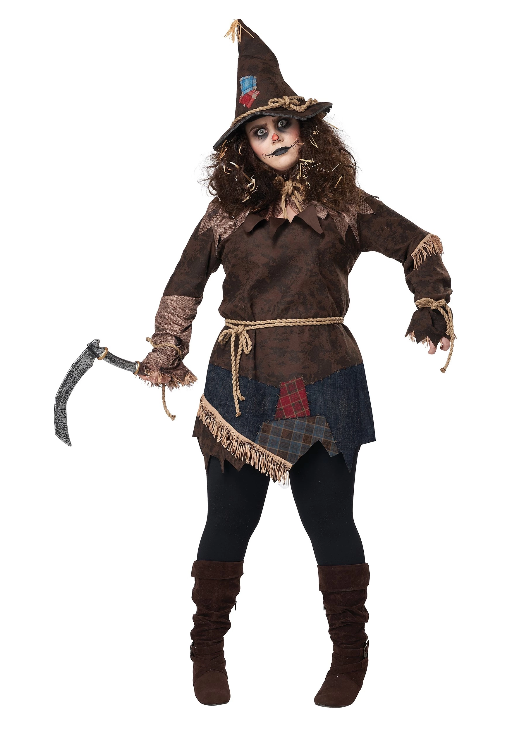 California Costume Collection Plus Size Creepy Scarecrow Costume For Women 3 California Costume Collection Plus Size Creepy Scarecrow Costume For Women