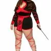 LEG AVENUE Womens Plus Size Dragon Ninja Costume -Disguise Store womens plus size dragon ninja costume