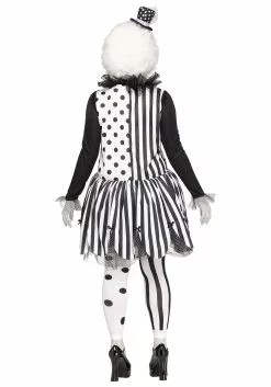 Fun World Women's Killer Clown Plus Size Costume -Disguise Store womens plus size killer clown costume alt 1