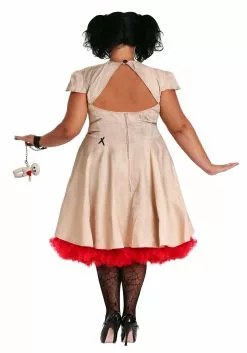 Seeing Red Womens Plus Size Voodoo Doll Costume -Disguise Store womens plus size voodoo doll costume alt 1