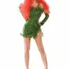 Party King Women's Poisonous Villain 1 Party King Women's Poisonous Villain -Disguise Store womens poisonous villain costume