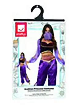 Smiffys Purple Belly Dancer Women's Costume -Disguise Store womens purple belly dancer costume alt 3