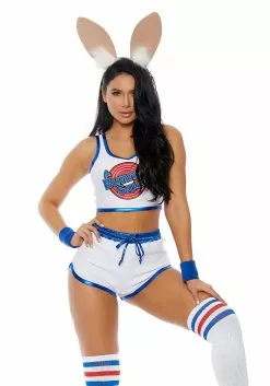 Forplay Sexy Bunny Squad Costume For Women -Disguise Store womens sexy bunny squad costume alt 1