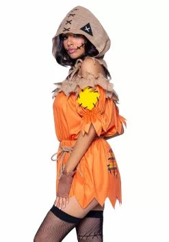 LEG AVENUE Sexy Spooky Scarecrow Costume For Women -Disguise Store womens sexy spooky scarecrow costume alt 2
