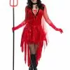 Charades Women's Sizzling Devil Costume 2 Charades Women's Sizzling Devil Costume -Disguise Store womens sizzling devil costume