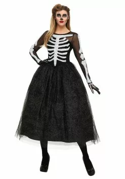 Meisheng Women's Skeleton Beauty Plus Size Costume