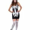 Karnival Costumes Skeleton Dress For Women