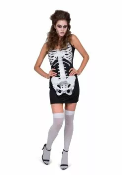 Karnival Costumes Skeleton Dress For Women