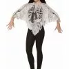 Forum Novelties, Inc Tattered Skeleton Poncho Women's Costume -Disguise Store womens tattered skeleton poncho costume11