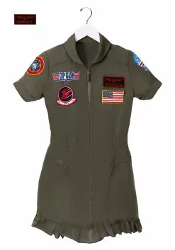 LEG AVENUE Top Gun Flight Dress Costume 19 LEG AVENUE Top Gun Flight Dress Costume -Disguise Store womens top gun flight dress alt 1