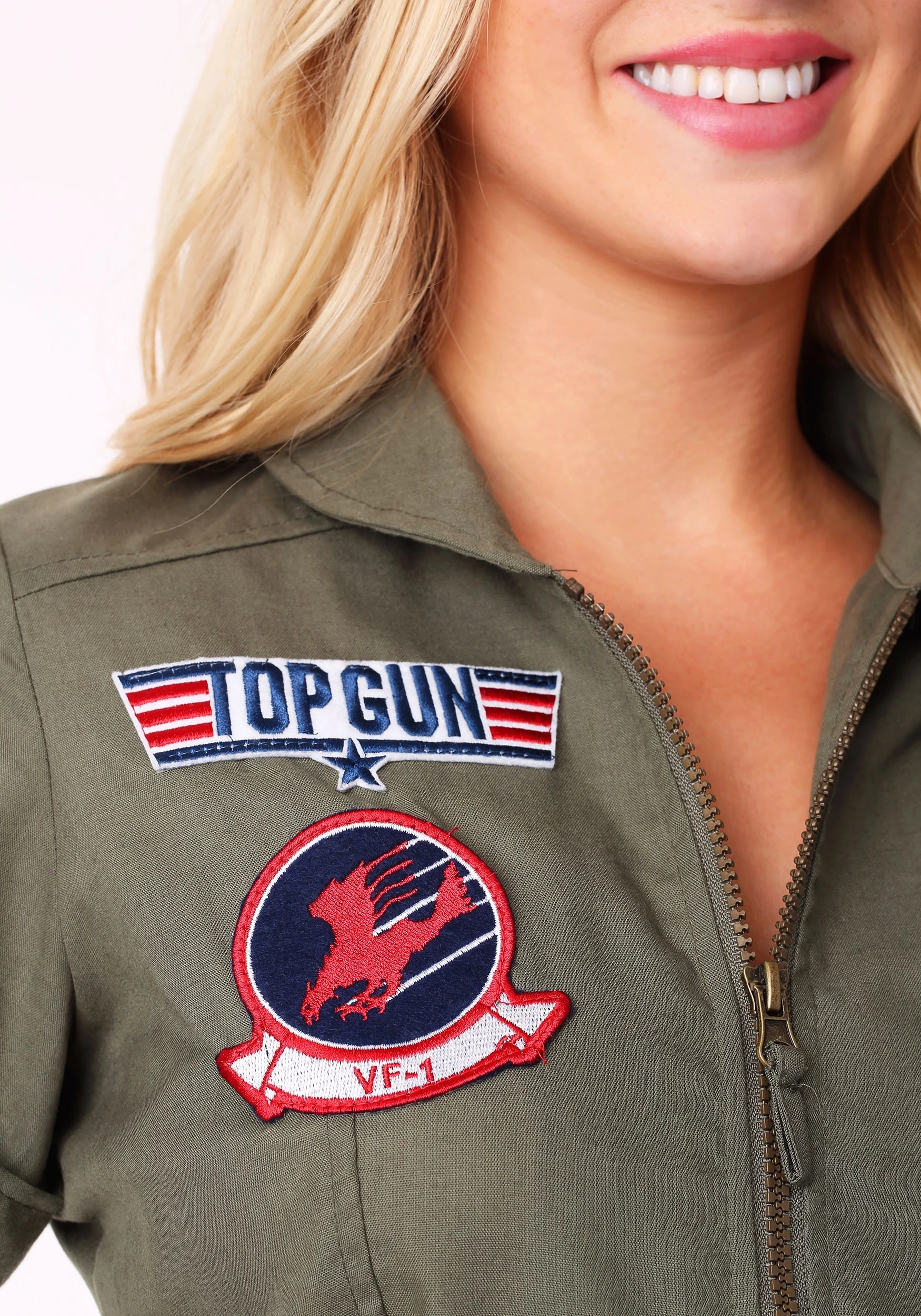 LEG AVENUE Top Gun Flight Dress Costume 5 LEG AVENUE Top Gun Flight Dress Costume - Image 3