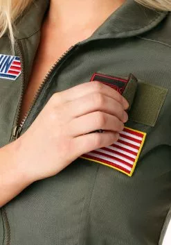 LEG AVENUE Top Gun Flight Dress Costume 17 LEG AVENUE Top Gun Flight Dress Costume -Disguise Store womens top gun flight dress alt 5