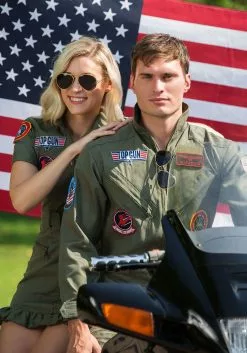 LEG AVENUE Top Gun Flight Dress Costume 23 LEG AVENUE Top Gun Flight Dress Costume -Disguise Store womens top gun flight dress alt 7