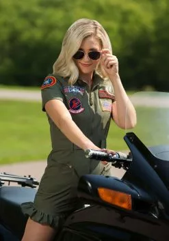 LEG AVENUE Top Gun Flight Dress Costume 21 LEG AVENUE Top Gun Flight Dress Costume -Disguise Store womens top gun flight dress alt 9
