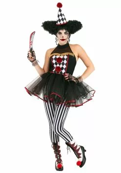Armada Twisted Clown Costume For Women -Disguise Store womens twisted clown costume alt 6