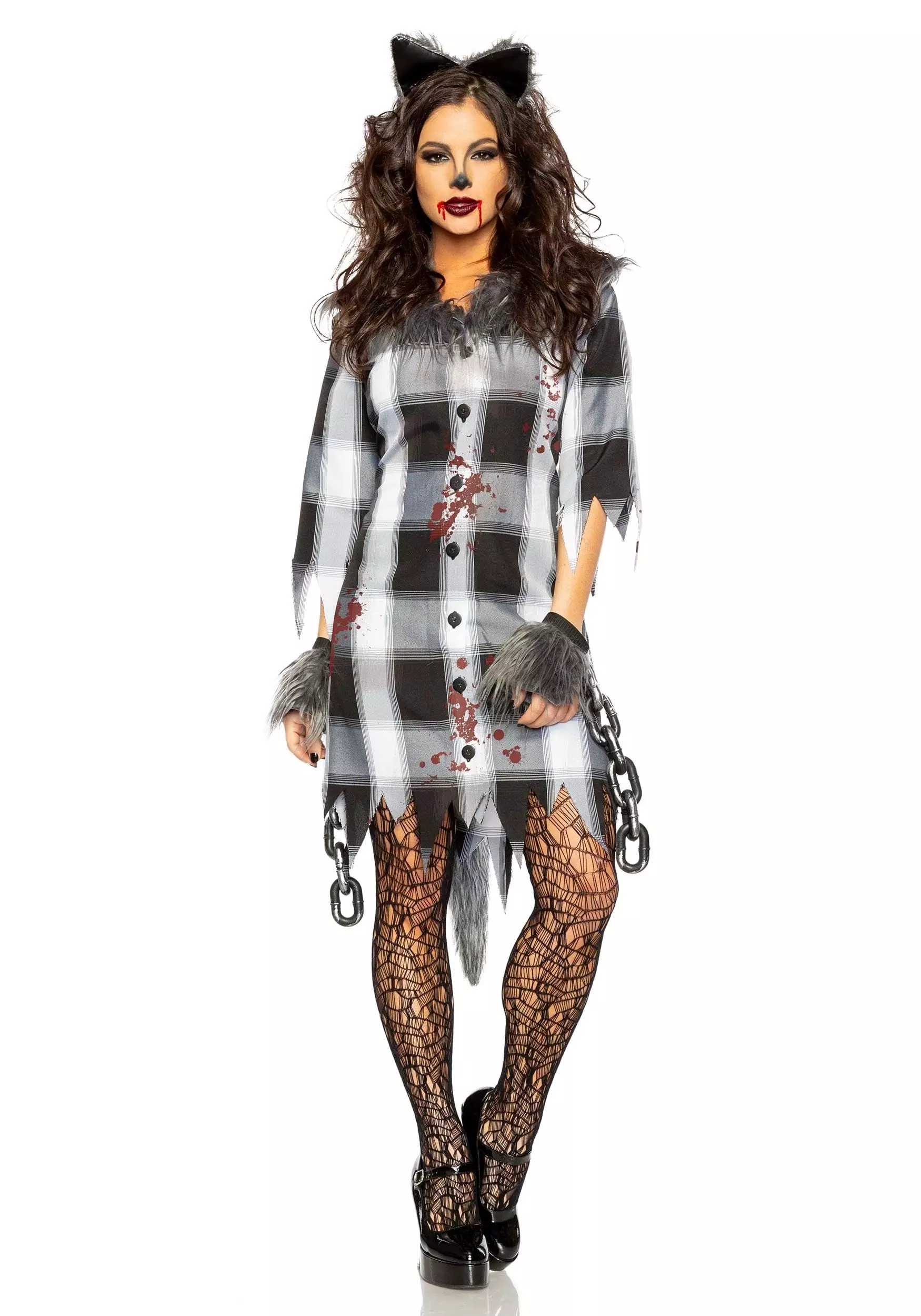 Seeing Red Vicious Werewolf Costume Dress For Women 3 Seeing Red Vicious Werewolf Costume Dress For Women
