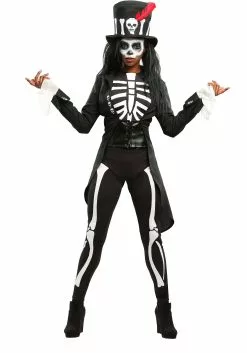 Fun Costumes Voodoo Skeleton Women's Costume -Disguise Store womens voodoo skeleton costume alt 2