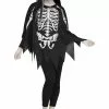 Fun World Women's White Bones Poncho Costume -Disguise Store womens white bones poncho costume