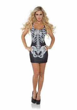 Underwraps Women's X-Ray Skeleton Costume Dress