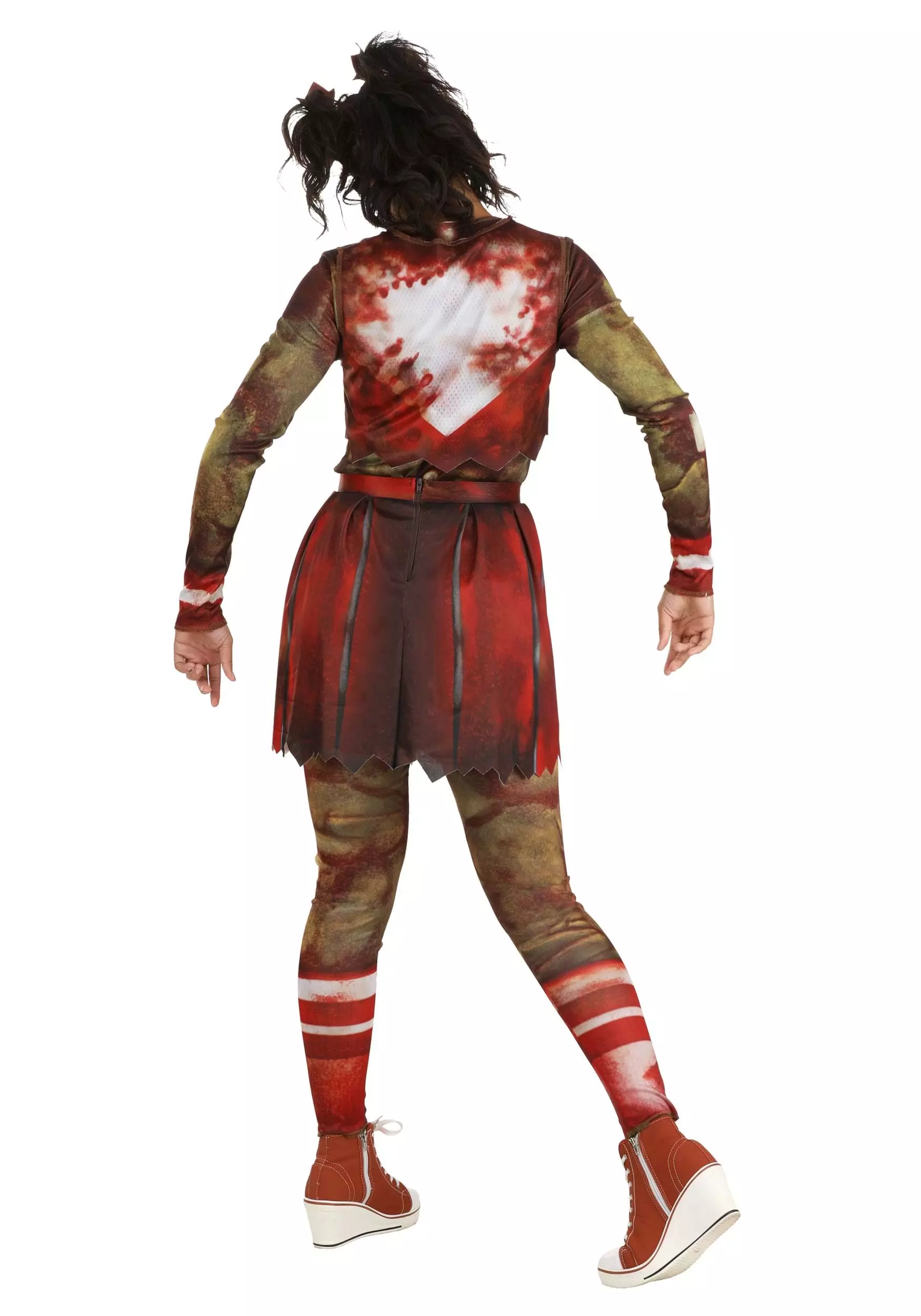 Fun Costumes Zombie Cheerleader Costume For Women 4 Fun Costumes Zombie Cheerleader Costume For Women - Image 2