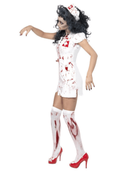 Smiffys Women's Zombie Nurse Costume -Disguise Store womens zombie nurse costume alt 2