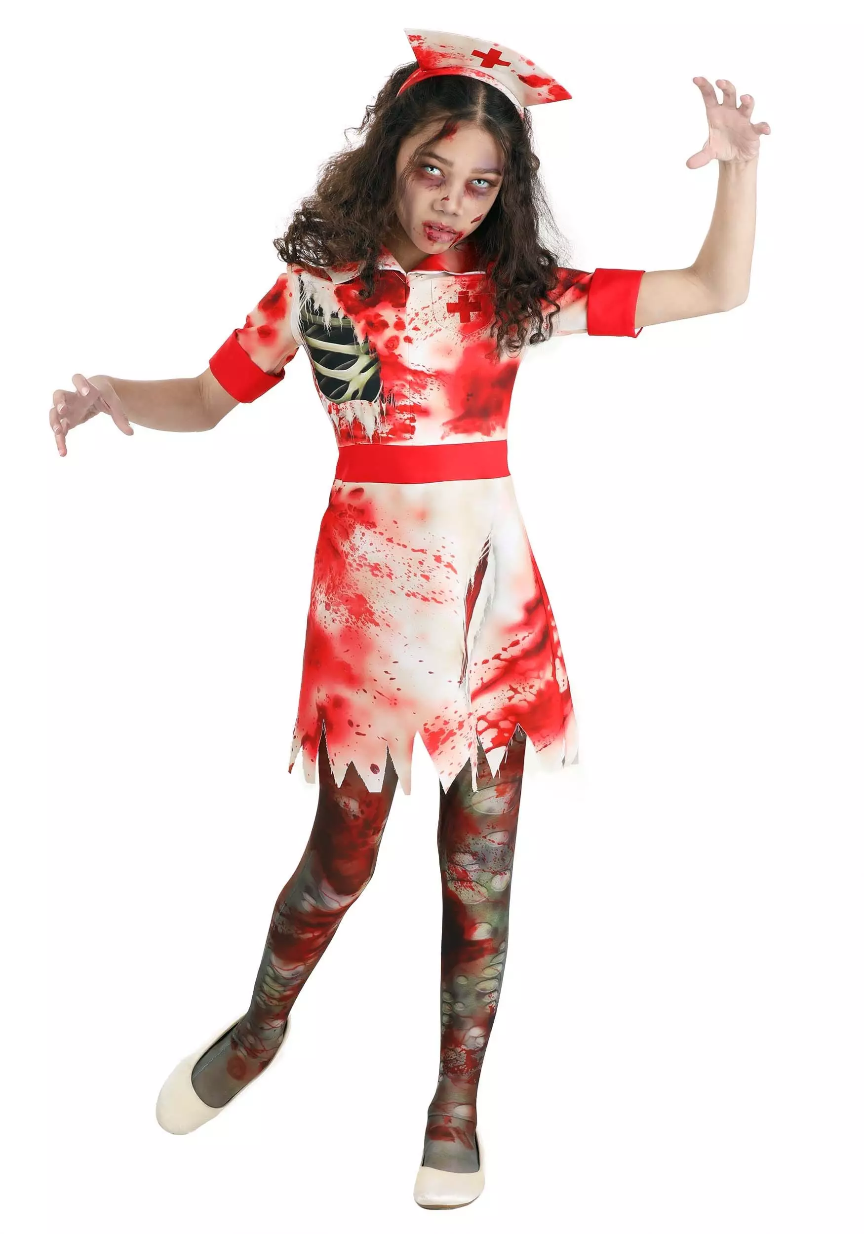 Fun Costumes Zombie Nurse Girl's Costume 3 Fun Costumes Zombie Nurse Girl's Costume